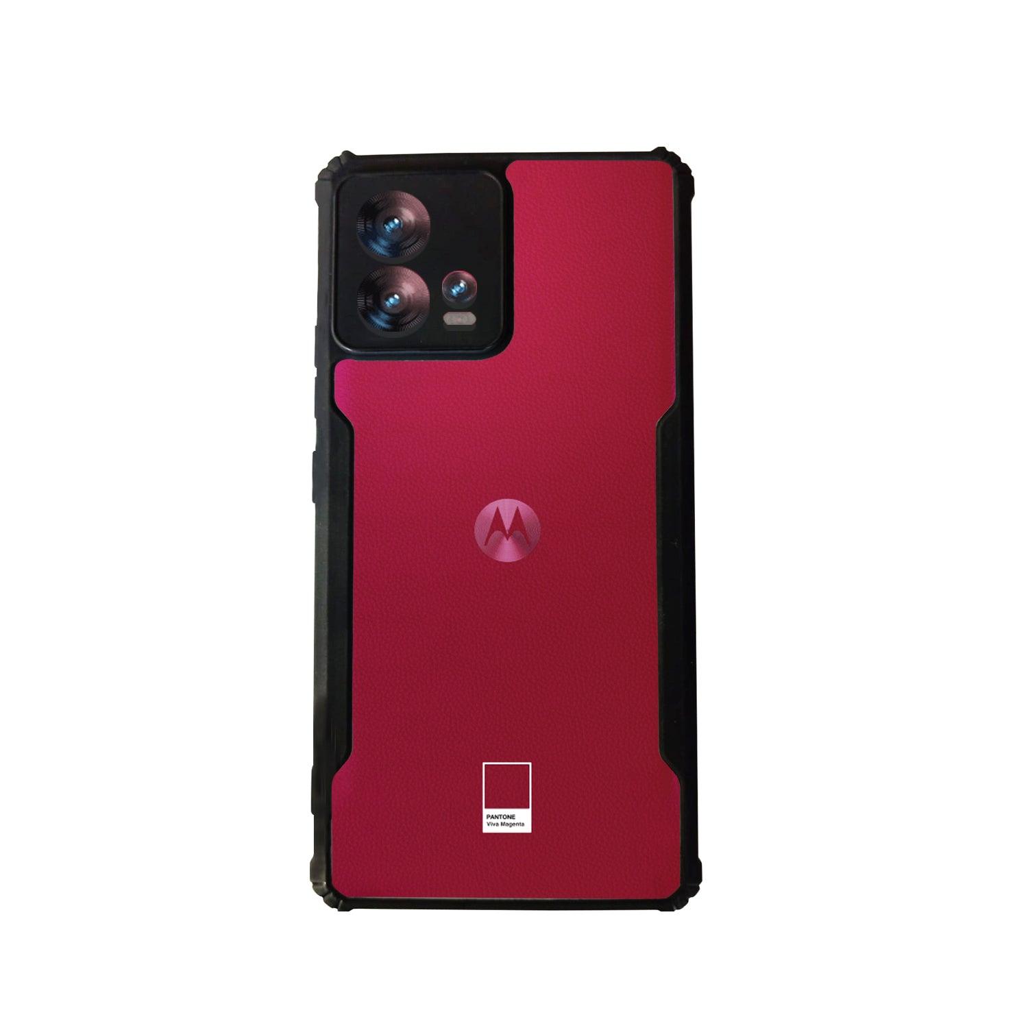 AIBEX Crystal Clear Back Cover Case for Motorola Edge 30 Fusion | Shock Proof Design | Transparent Back Cover Case - Aibex